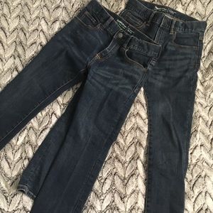 Boys Gap skinny jeans 2 pack